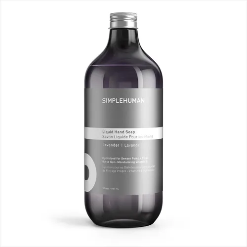 Vista 13 de simplehuman Botella de repuesto de jabón líquido de manos de pepino, 30 onzas líquidas, suave y refrescante aroma de pepino crujiente, vitamina E