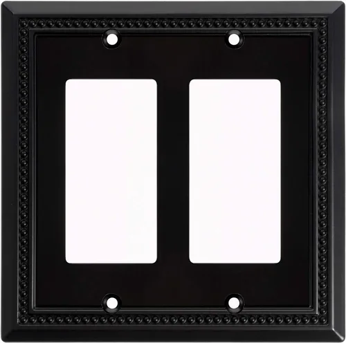 Vista 57 de Henne Bery Sunken Pearls - placa decorativa de pared, placa decorativa de pared, tapa de salida de la placa del interruptor, aleación de zinc sólida