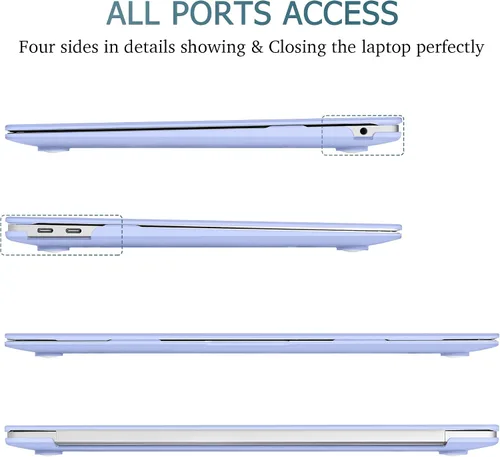 Vista 4 de May Chen Compatible con MacBook Air de 13 pulgadas 2021 2020 2019 2018 Modelo: M1 A2337 A2179 A1932, carcasa rígida de plástico mate para MacBook