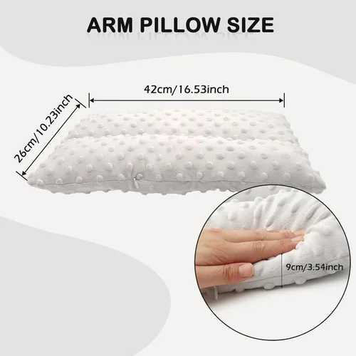 Vista 3 de Almohada de elevación de brazo, almohada de elevación de piernas, almohada de elevación estabilizadora de brazos, almohada de rodilla para hinchazón