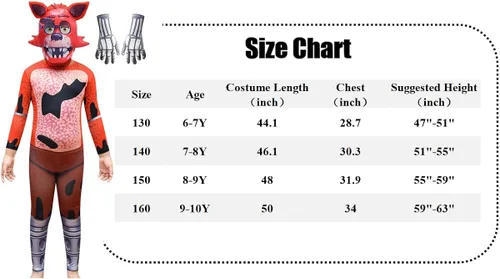 Vista 4 de Boys Horror Game Costume Halloween Cosplay Jumpsuit Set 6-10Y