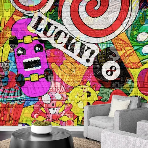 Vista 13 de wall26 - Pintura de arte abstracto marrón y beige - Mural de pared extraíble Papel pintado autoadhesivo grande - 66x96 pulgadas