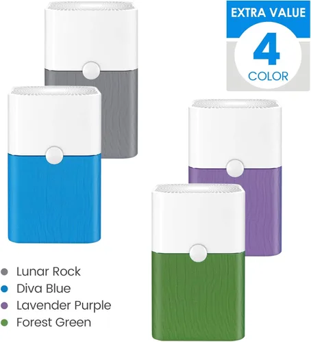 Vista 2 de Paquete de 4 prefiltros lavables de repuesto para purificador de aire Blueair Blue Pure 211+, elimina polen, polvo, caspa de mascotas, color incluye