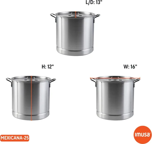 Vista 9 de IMUSA Vaporizador de aluminio 24qt
