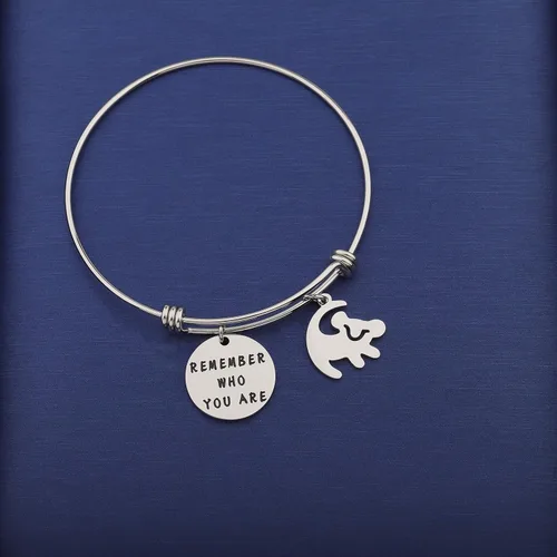 Vista 3 de TGBJE Pulsera inspirada en la pulsera Remember Who You Are para los fans del león