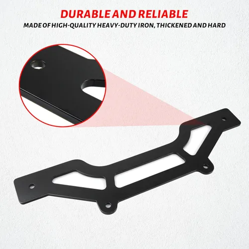 Vista 3 de Soporte de barra de luz de torre de choque para Can Am Maverick X3 / X3 Max 2017-2025, funciona con kit de montaje de barra de luz frontal LED de 10