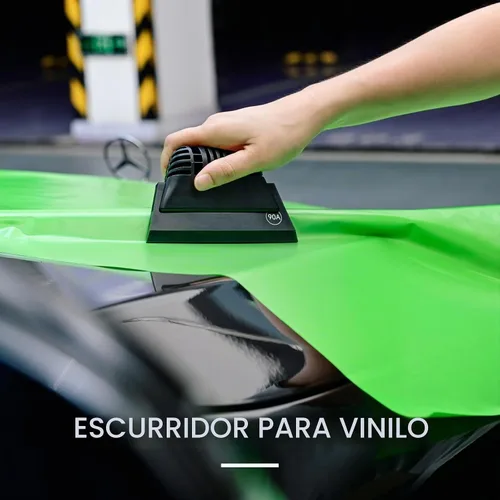 Vista 7 de FOSHIO Escobilla de goma PPF con mango antideslizante para limpieza de ventanas, puerta de cristal de ducha, parabrisas de coche