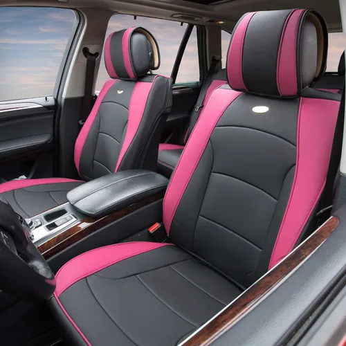 Vista 7 de Cojín de asiento FH Group tipo banco, de cuero sintético, ultracómodo, apto para la mayoría de los vehículos, camionetas, vehículos utilitarios