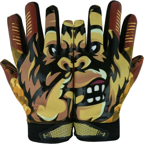 Vista 13 de TAQCHA Football Gloves - Tacky Grip, Skin Tight Adult Receiver Gloves - Youth Football Gloves Pro Elite Super Sticky Performance