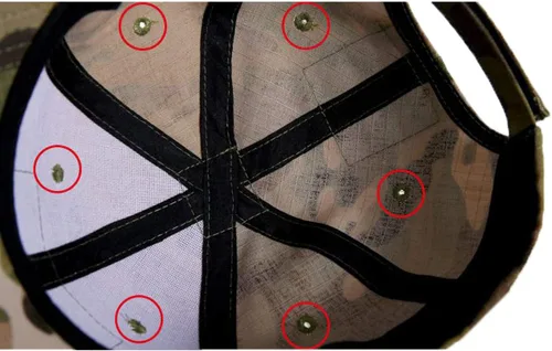 Vista 4 de Gorra táctica militar con parches ajustables de bandera de operador, sombreros del ejército para hombres gorra de béisbol