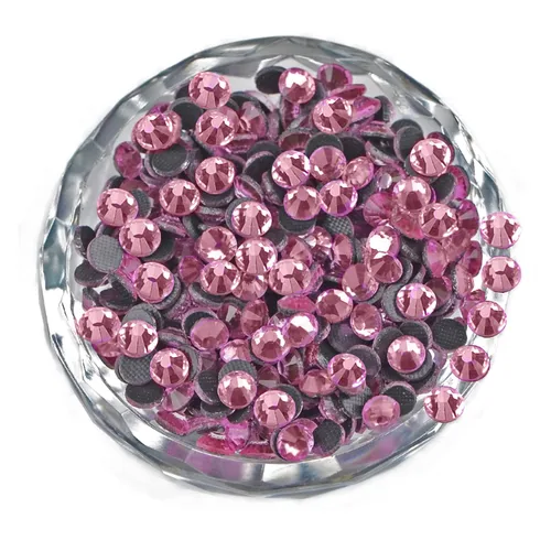 Vista 43 de LPBeads 10000 unidades de diamantes termoadhesivos SS6 amatista con parte trasera plana, gemas de diamantes de imitación de cristal redondas