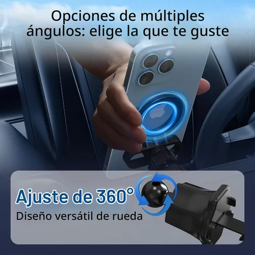 Vista 8 de Soporte de coche seguro para Mag, soportes de teléfono con imanes más