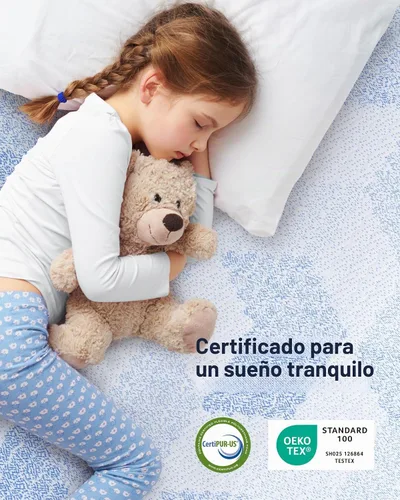 Vista 4 de PERLECARE Cubrecolchón firme Queen de espuma viscoelástica de 3 pulgadas para aliviar el dolor de espalda, protector de colchón con funda de bambú