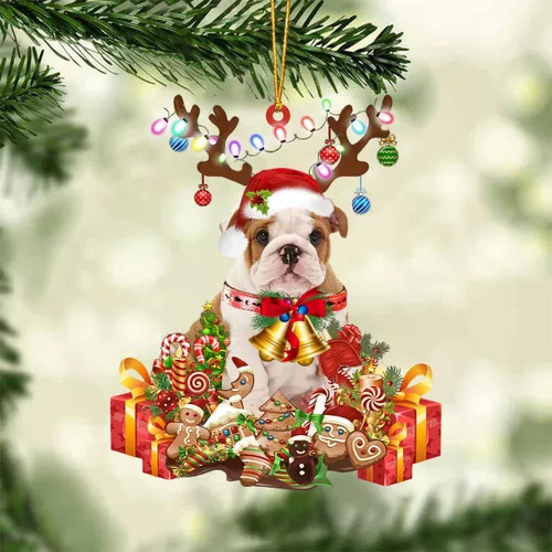 Vista 54 de Nazenti Adorno de Navidad personalizado de reno de Alaskan Malamute – Adorno de perro personalizado para amantes de las mascotas, acrílico plano