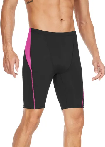 Vista 21 de Traje de baño deportivo competitivo para hombre, traje de entrenamiento de resistencia de carreras, pantalones cortos de natación de secado rápido