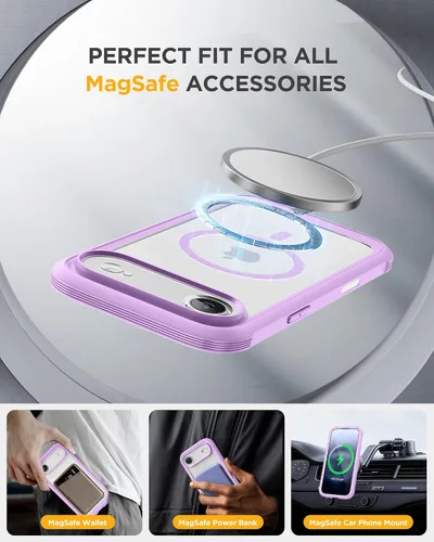 Vista 328 de Miracase Serie de vidrio para iPhone 11 de 6.1 pulgadas, funda protectora de cuerpo completo resistente mejorada con protector de pantalla de vidrio