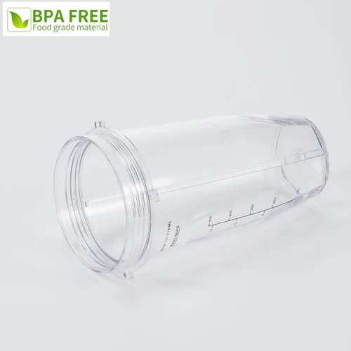 Vista 7 de [Nuevo modelo] Cuchilla macho de repuesto de 7 aletas y vaso de licuadora de 24 onzas compatible con Nutri Ninja Blender