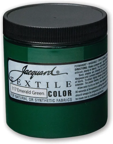 Vista 28 de Jacquard Pintura Textil 8 Oz Negro