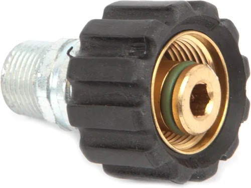 Vista 3 de Forney 75109 Accesorios para lavadora a presión, acoplamiento de tornillo macho, M22F a NPT macho de 3/8 pulgadas