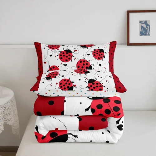 Vista 131 de Erosebridal Juego de edredón de hojas de cannabis, juego de ropa de cama de marihuana con estampado colorido de plantas, decoración bohemia de 2