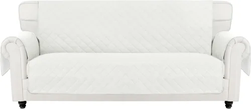 Vista 35 de Easy-Going - Funda reversible para sofá, resistente al agua, con varillas de espuma y correas elásticas, protector de muebles para mascotas y perros