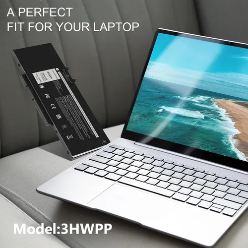 Vista 8 de 3HWPP - Batería de repuesto para laptop Dell Latitude 5401 5410 5411 5501 5510 5511 Precisión 3541 3551 inspiron 7706 2 en 1 inspiron 17 7500/7506 2