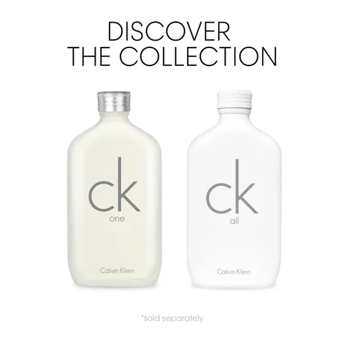 Vista 4 de Calvin Klein CK All Eau de Toilette – Fragancia cítrica unisex – con notas de bergamota, flor de pomelo, ruibarbo y vetiver – Perfumes unisex