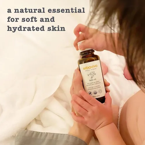 Vista 6 de erbaviva Aceite para bebés, 4 onzas líquidas