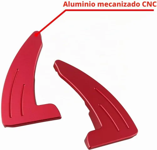 Vista 6 de Extensión de levas de cambio para Dodge Charger, Challenger - Cubiertas de levas de cambio de volante de aluminio billete compatibles con Dodge
