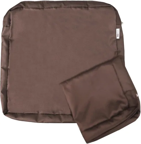 Vista 4 de Juego de fundas de cojín lavables para sillas en exteriores, 18” X 16” X 4”, 20” X 18” X 4”, 24” X 22” X 4”, 23” X23” X5”, 25” X25” X 5”, solo