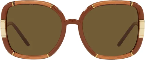 Vista 2 de Gafas de sol Tory Burch TY 9071 U 18983B Transparente CamelCamel