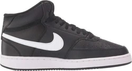 Vista 6 de Nike Tenis Court Vision Mid para mujer NegroBlanco 7