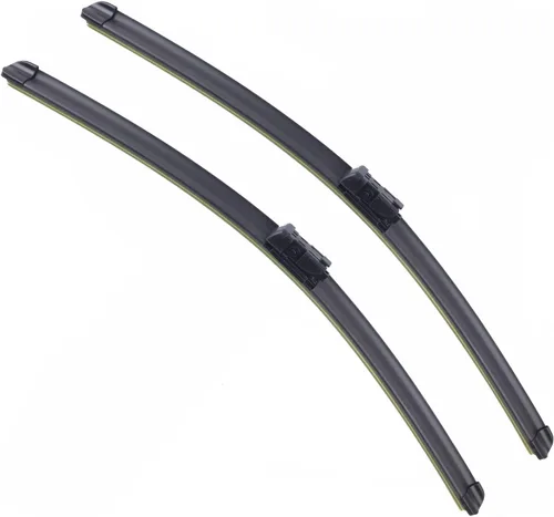 Vista 8 de Juego de 2 limpiaparabrisas de 13" + 13" para parabrisas delantero de Jeep Wrangler 1997-2006, calidad de equipo original, premium para todas