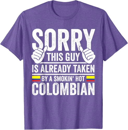 Vista 9 de Camiseta divertida de Colombia Heritage para hombre