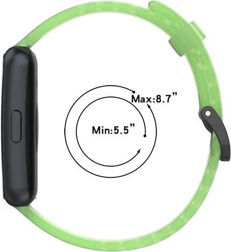 Vista 7 de Correa de reloj compatible con Huawei Band 7, pulsera de repuesto para Huawei Band 7