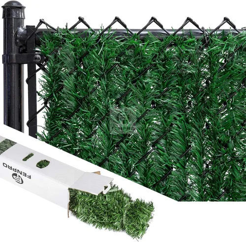 Vista 3 de NatraHedge enredadera/seto para tejidos, Verde Privacy Artificial Grass Garden Fence for Outdoor Wall, Balcony, Patio,Yard, and For Dog Pet Hedge