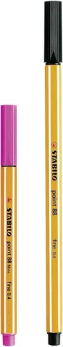 Vista 4 de STABILO - point 88 Mini - Fineliner - Pack de 8 - Colores surtidos Multicolor