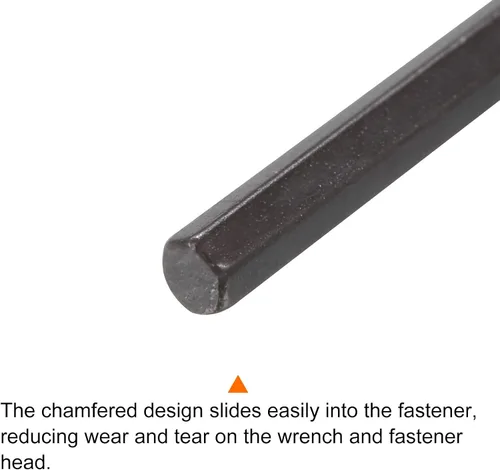 Vista 4 de HARFINGTON 2 unids H2 T-Handle Llave hexagonal Llave 0.079 in S2 Acero T-Key Hexágono Interior Herramienta de reparación