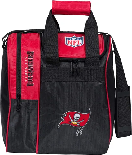 Vista 13 de KR Strikeforce Officially Licensed NFL Single Bowling Ball Tote Bag with Shoe Compartment