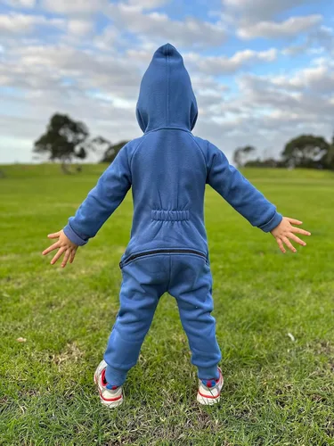 Vista 7 de Kids warm hooded Jumpsuit