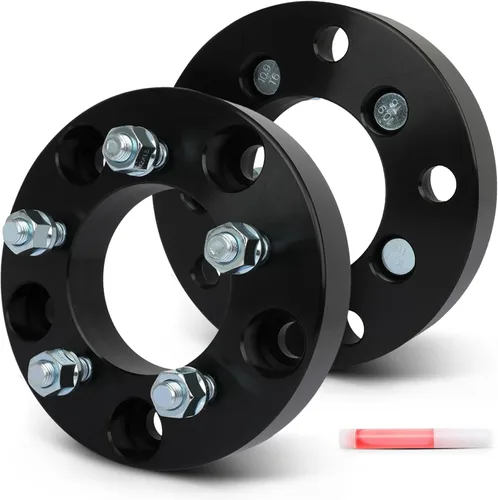 Vista 12 de SCITOO 2 separadores de rueda de 5 x 5.5 pulgadas, adaptadores espaciadores de rueda de 2 pulgadas con pernos de 9/16 de 3.063 in, 5 lengüetas