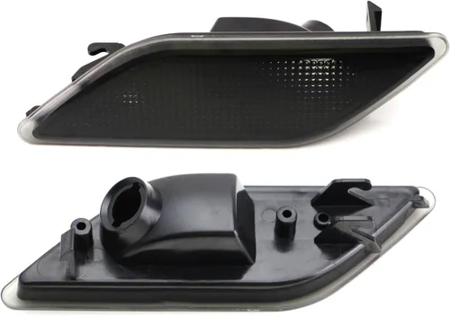 Vista 2 de iJDMTOY Euro OEM-Spec - Carcasas de lámpara de marcador lateral de parachoques delantero compatibles con Mercedes 2010-2013 W212 Clase E E300 E350