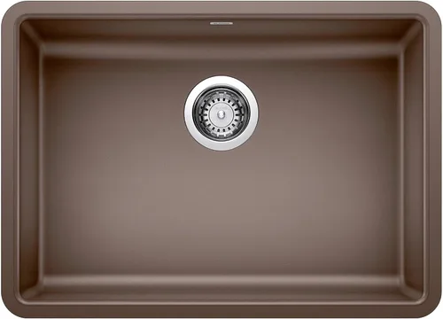Vista 7 de BLANCO Precis ADA - Fregadero de cocina con cuenco individual de 25 pulgadas, color antracita