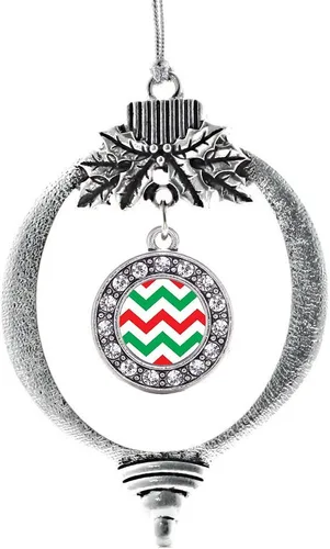 Vista 559 de Inspired Silver - Adorno de cromosoma 21 con dije de círculo de plata con joyas de circonita cúbica