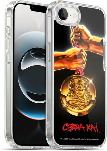 Vista 135 de Head Case Designs Funda de gel suave con licencia oficial de Cobra Kai Gold Medal Graphics compatible con Apple iPhone 7 Plus/iPhone 8 Plus
