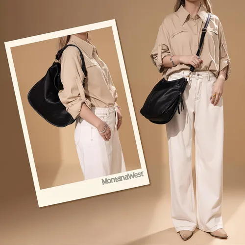Vista 4 de Montana West Bolsos Hobo para mujer Bolsos de hombro y bolsos