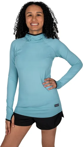 Vista 2 de BLACKSTRAP Camisa con capucha y cuello redondo UV para mujer