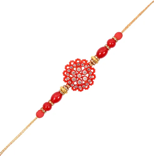 Vista 2 de Rakhi para hermano y Bhabhi, Rakhi, Lumba Bhayiya bhabhi Raksha Bandhan diseñador Rakhi para hermano y Bhabhi, Rakhi para hermano, 2