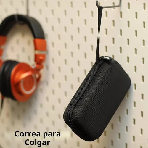 Vista 7 de Ginsco Estuche de protección de carcasa dura, bolsa organizadora de accesorios electrónicos para MacBook Air/pro, adaptadores, cargadores, cables
