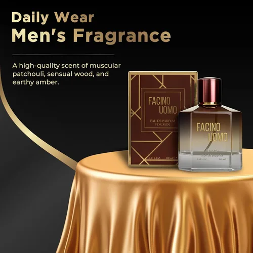 Vista 5 de Colonia para hombre – Inspirada en un perfume para hombre reconocido mundialmente – Notas de mar, pomelo, jazmín, ámbar gris – Fresco, sexy, audaz